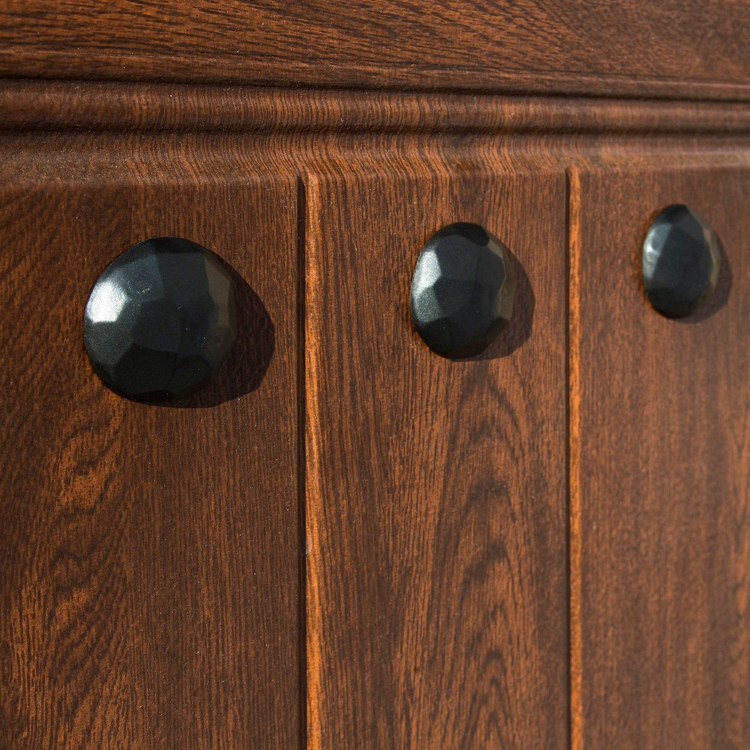 Hardware Magnetic Garage Door Set (8 Piece) - Black Matte