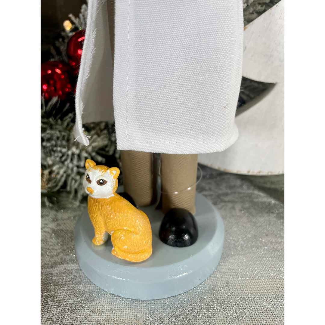 Santa's Workshop 14" Veterinarian Nutcracker 14 Multi Color Wood - Diamond Home USA