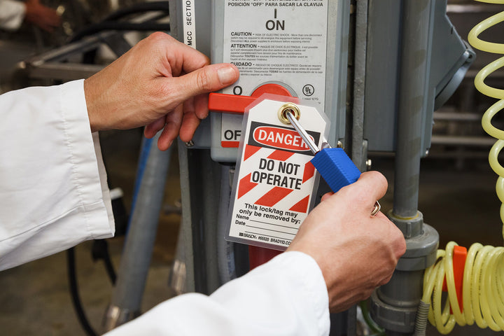 Brady 123146 Compact Lock Personal Kit Blue - Diamond Home USA