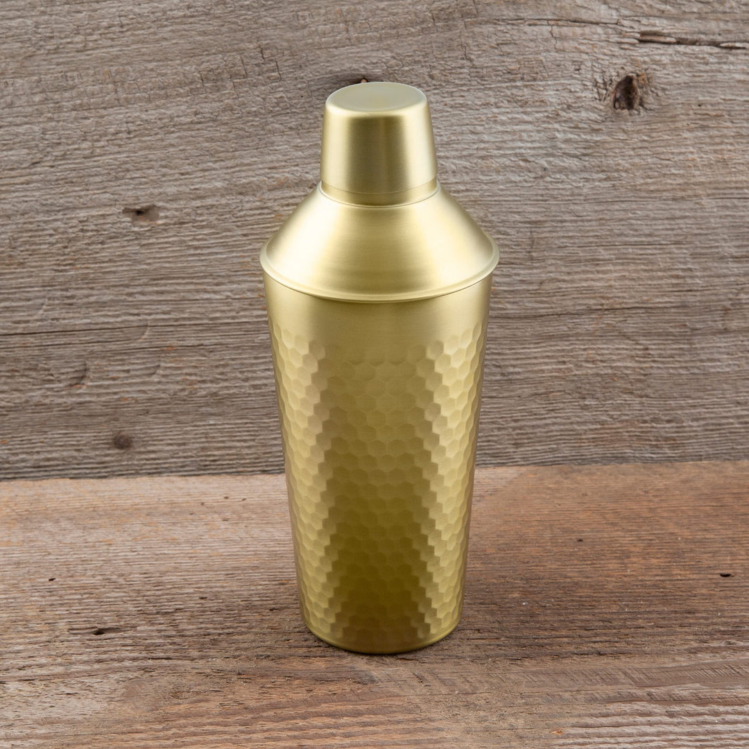 20 Oz Insulated Gold Faceted Shaker Ounce Stainless Steel 1 Piece