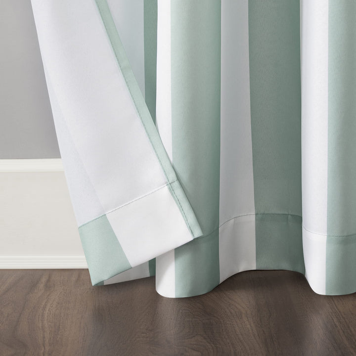 Sun Zero Valencia Cabana Stripe Indoor/ Outdoor Curtain Panel