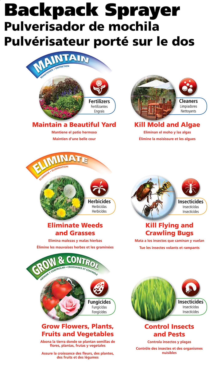 Solo 3-Gal. Backpack 473P Sprayer White - Diamond Home USA