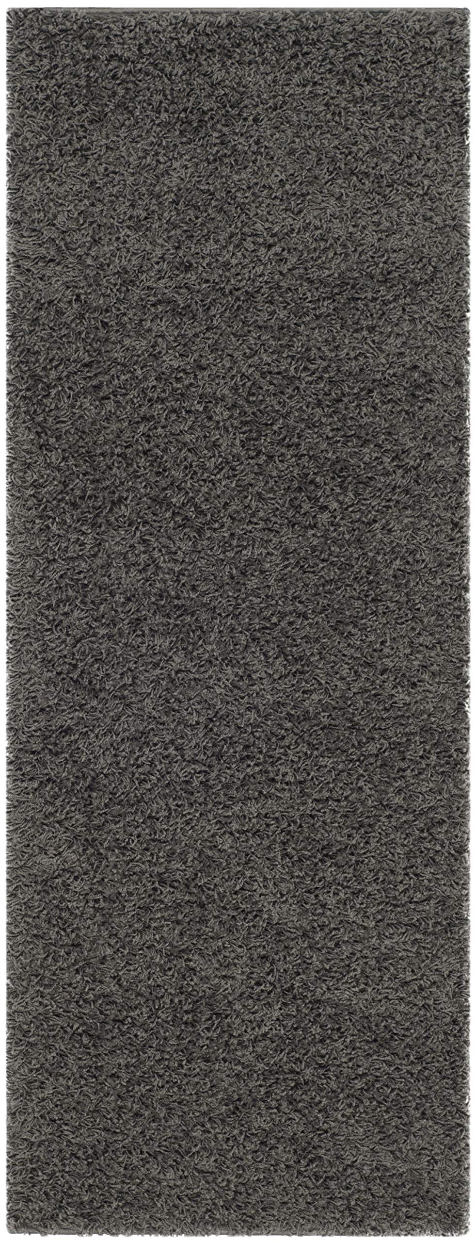 SAFAVIEH Athens Shag Collection Runner Rug - 2'3" x 10' Dark Grey Non-Shedding & - Diamond Home USA