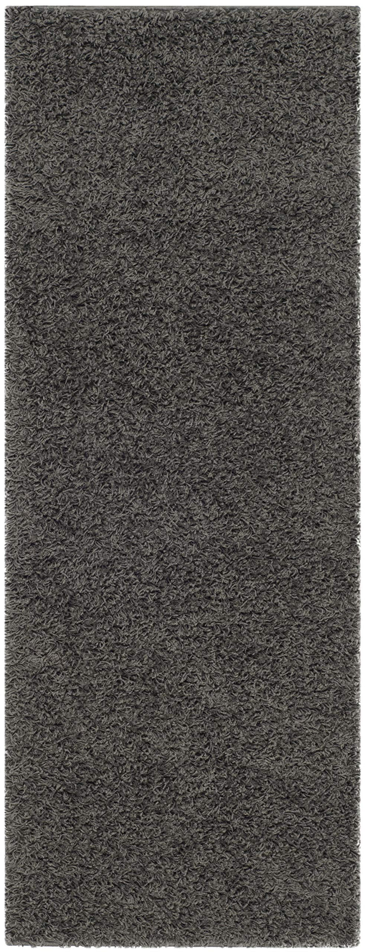 SAFAVIEH Athens Shag Collection Runner Rug - 2'3" x 10' Dark Grey Non-Shedding & - Diamond Home USA
