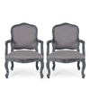 Christopher Knight Home Andrea Dining Chair Sets Grey Set of 2 - Grey