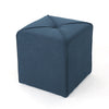 Christopher Knight Home Kenyon Fabric Square Ottoman Navy Blue 16.5 x 16.5 inch