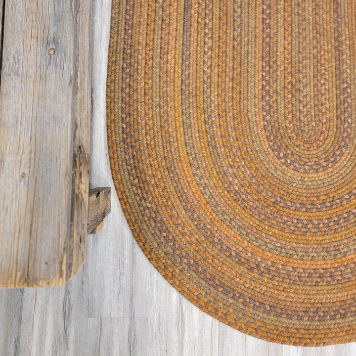 Colonial Mills Braided Rug 5x8 Floral Burst - Diamond Home USA