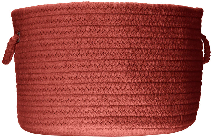 Colonial Mills WL11 18 by 18 by 12-Inch Bristol Storage Basket Rosewood - Diamond Home USA