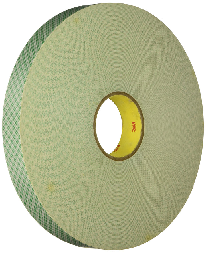 3M 4032 Natural Polyurethane Double Coated Foam Tape 1" squares (pack of 324)