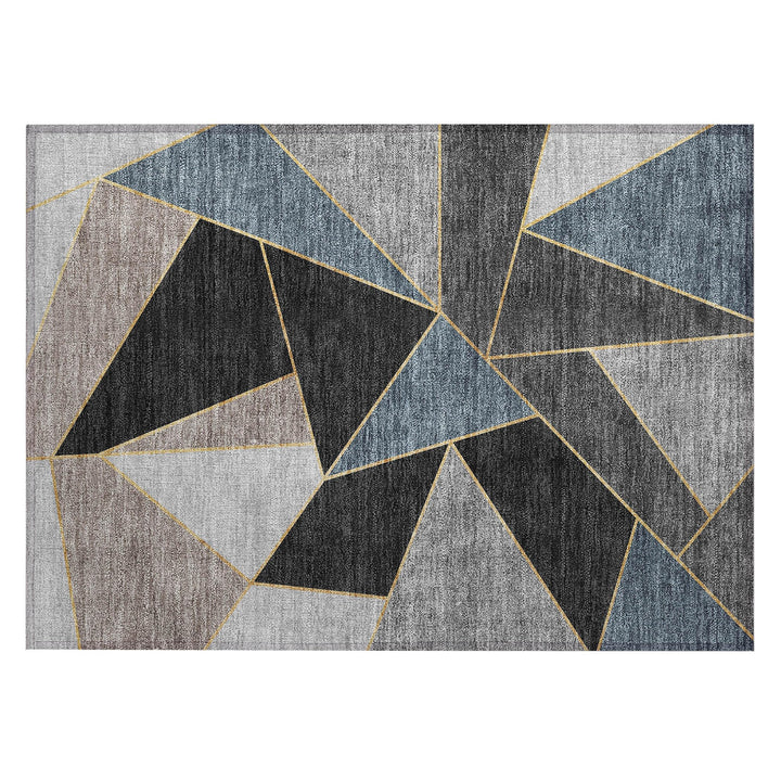 Addison Rugs Chantille ACN636 Blue 1'8" x 2'6" Indoor Outdoor Area Rug Easy Blue - 1'8" x 2'6"