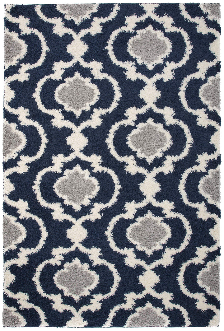 Porch & Den Touro Trellis Shag Area Rug