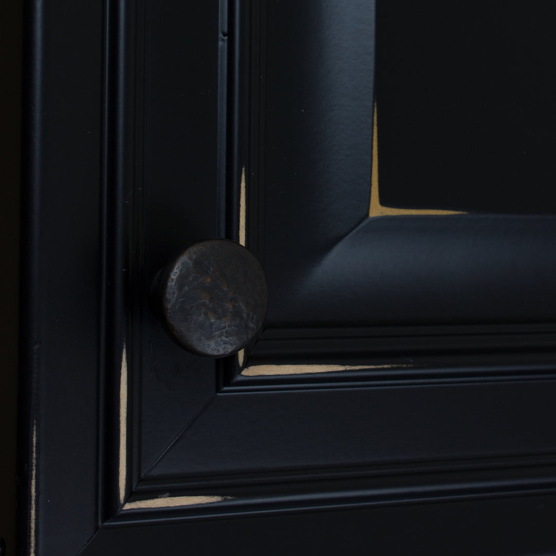 GlideRite Hardware 5080-ORB-25 Round Hammered Cabinet Knobs 25 Pack 1.25 inch - Diamond Home USA