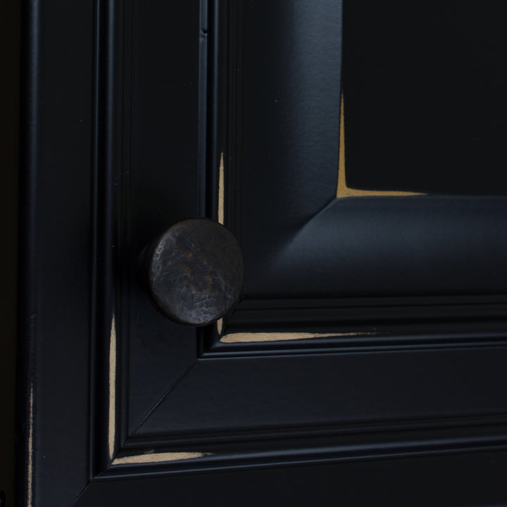 GlideRite Hardware 5080-ORB-25 Round Hammered Cabinet Knobs 25 Pack 1.25 inch - Diamond Home USA