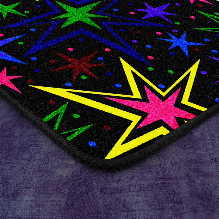 Joy Carpets Fluorescent Kapow Area Rug