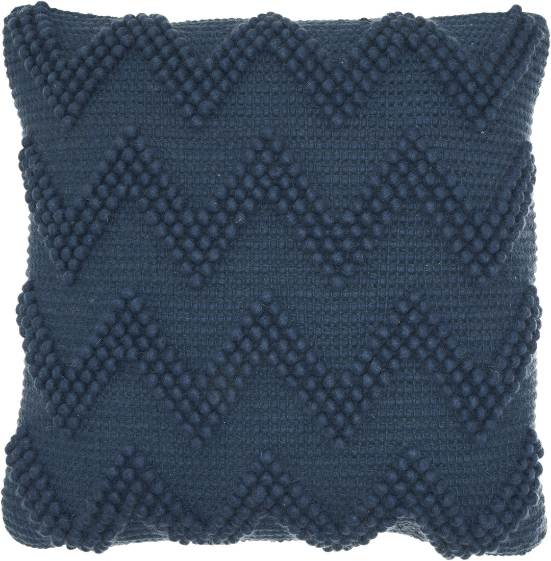 Mina Victory Life Styles Large Chevron Navy 20" x 20" Throw Pillow - Diamond Home USA