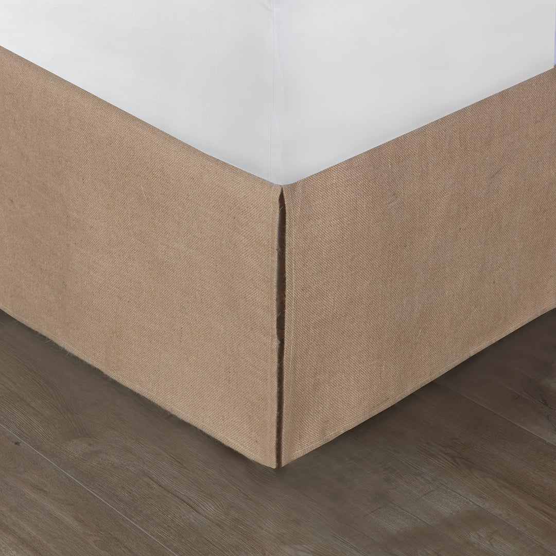 Greenland Home Burlap Bed Skirt