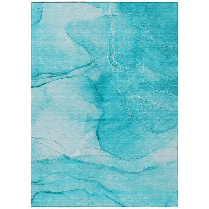 Addison Rugs Chantille ACN507 Teal 8' x 10 Indoor Outdoor Area Rug Stain Teal - 8' x 10'