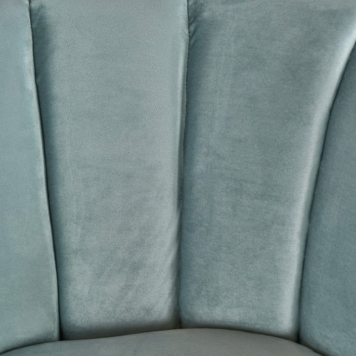 Christopher Knight Home Amaia Modern Velvet Club Chair Seafoam Blue / Walnut - Diamond Home USA