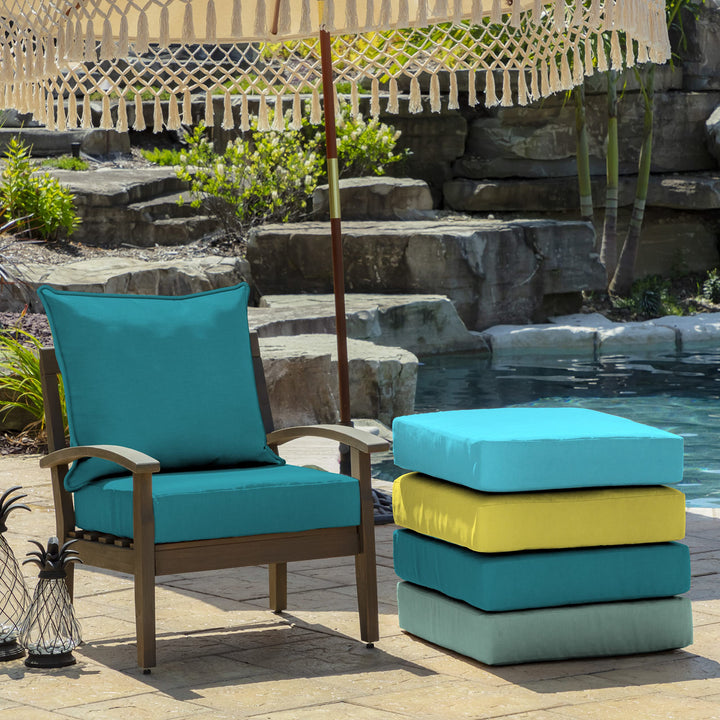 Arden Selections 24-inch Outdoor Deep Seat Cushion Set