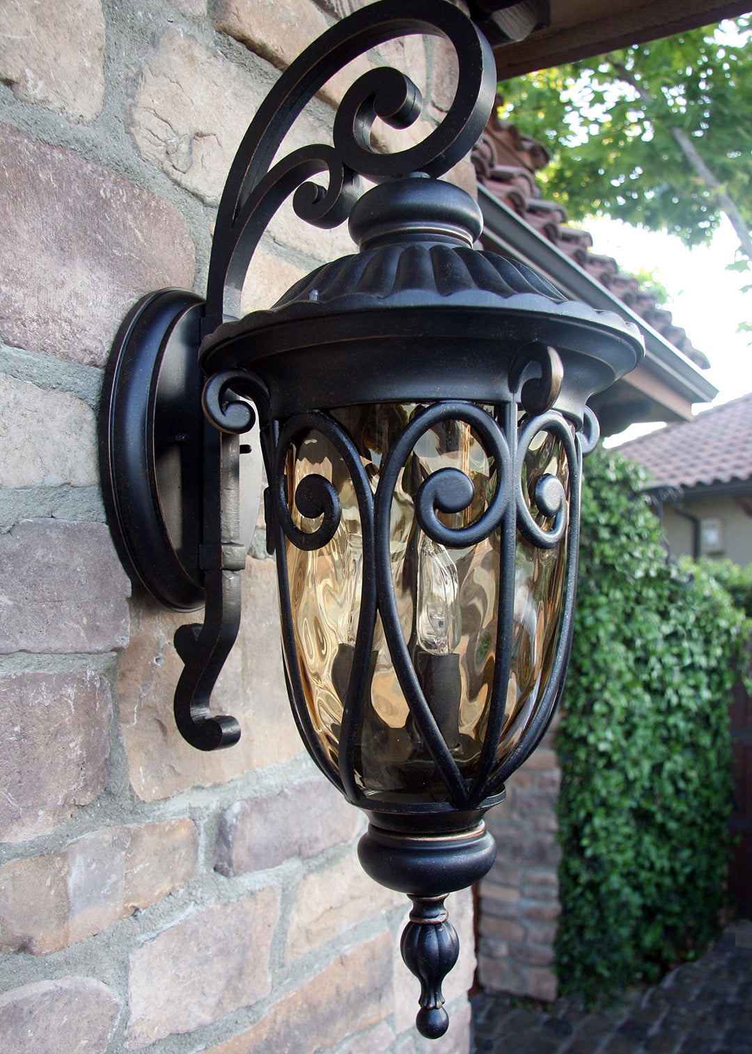 AA Warehousing EL591MOR Hailee Exterior Outdoor Light Fixture Oil Rubbed - Diamond Home USA