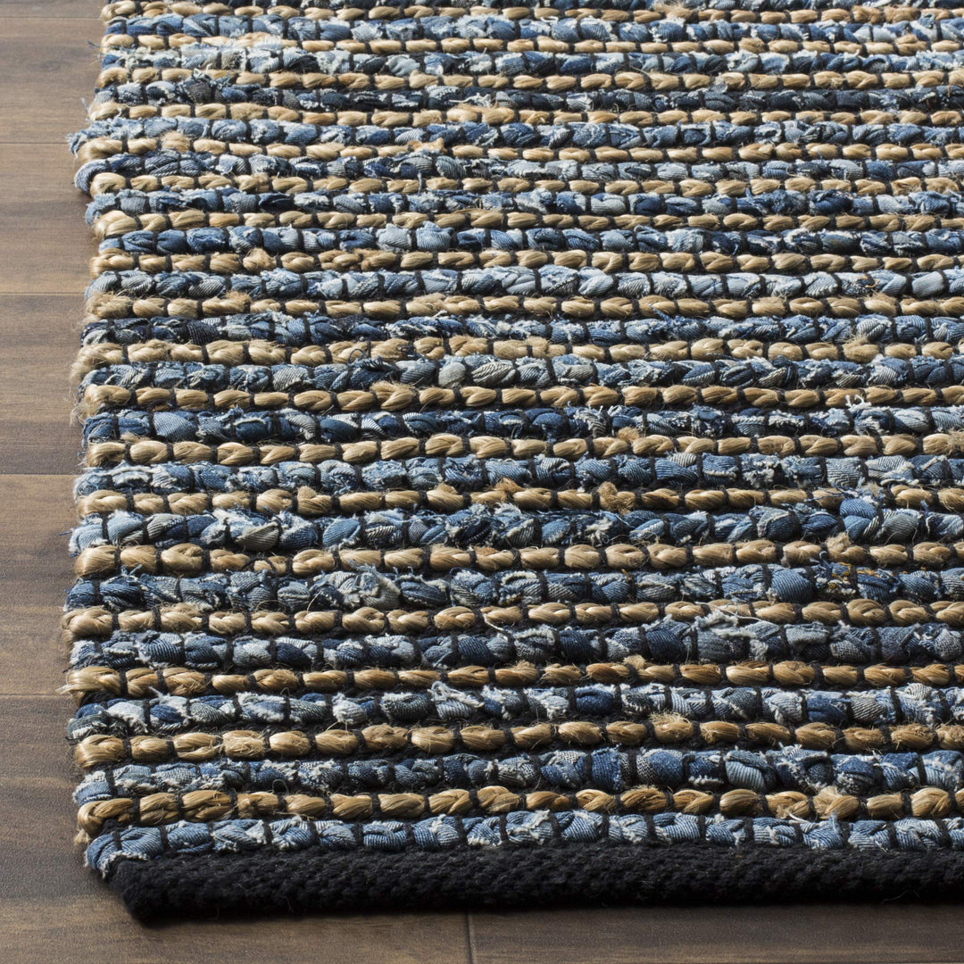 SAFAVIEH Cape Cod Collection Runner Rug - 2'3" x 10' Blue Handmade Flat Weave - Diamond Home USA