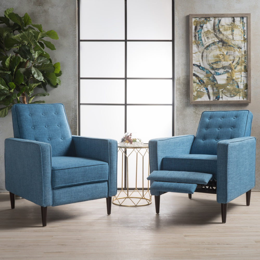Christopher Knight Home GDFStudio Christopher Knight Home Mervynn Mid-Century Muted Blue - Diamond Home USA