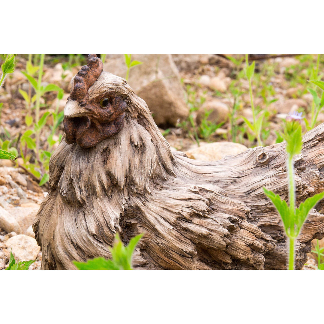 Squatting Hen Statue Polyresin - Diamond Home USA