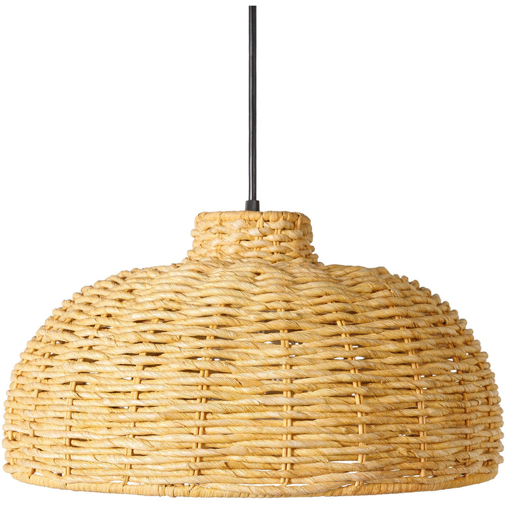Seagrass Coastal Basket Light 66" h X 14" w 14" d Brown Transitional Rattan - Diamond Home USA