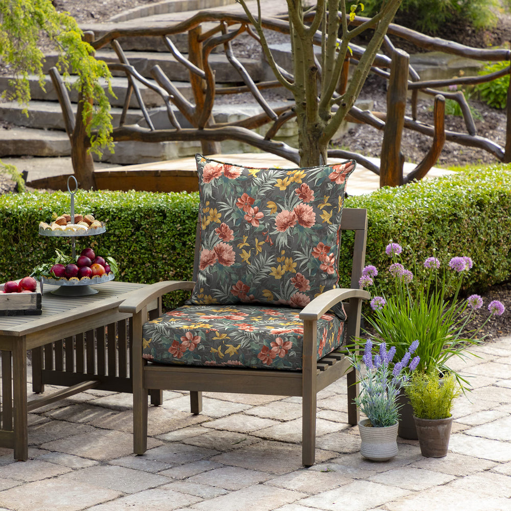 Arden lections Outdoor Deep at t 24 x 24 Rain-Proof Fade Resistant Deep - Diamond Home USA