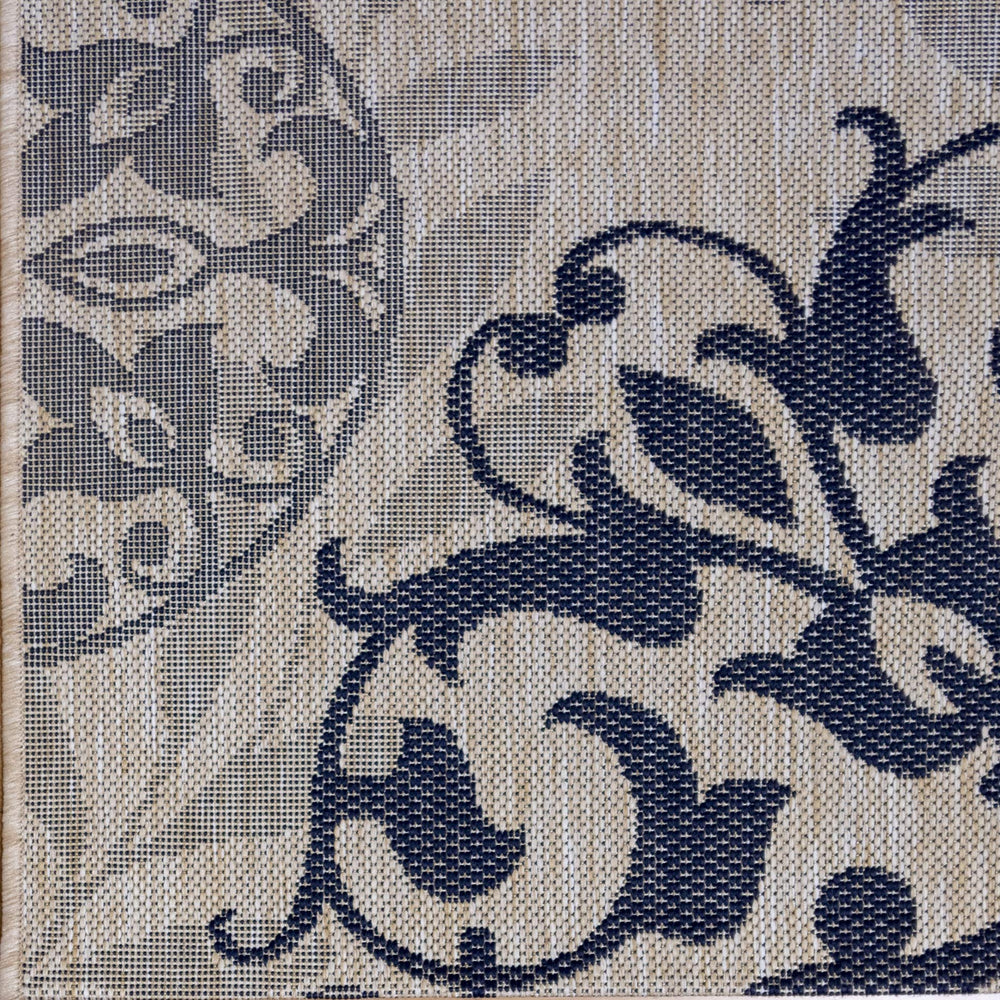 Gertmenian Indoor Outdoor Classic Flatweave Area Rug Stain & UV Resistant Carpet - Diamond Home USA