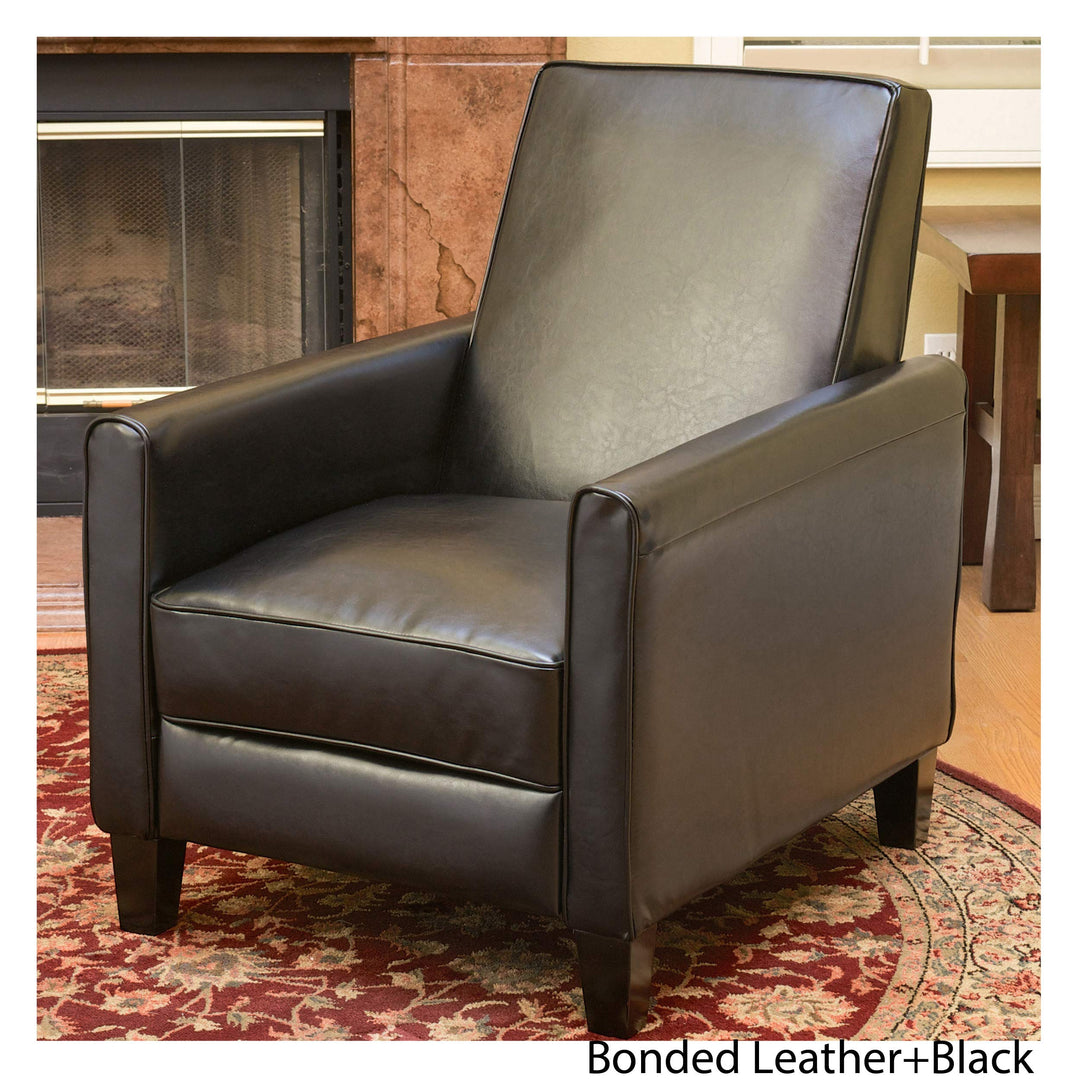 GDStudio Lucas Space-Saving Leather Recliner|Perfect for Home or Office|Ideal - Diamond Home USA