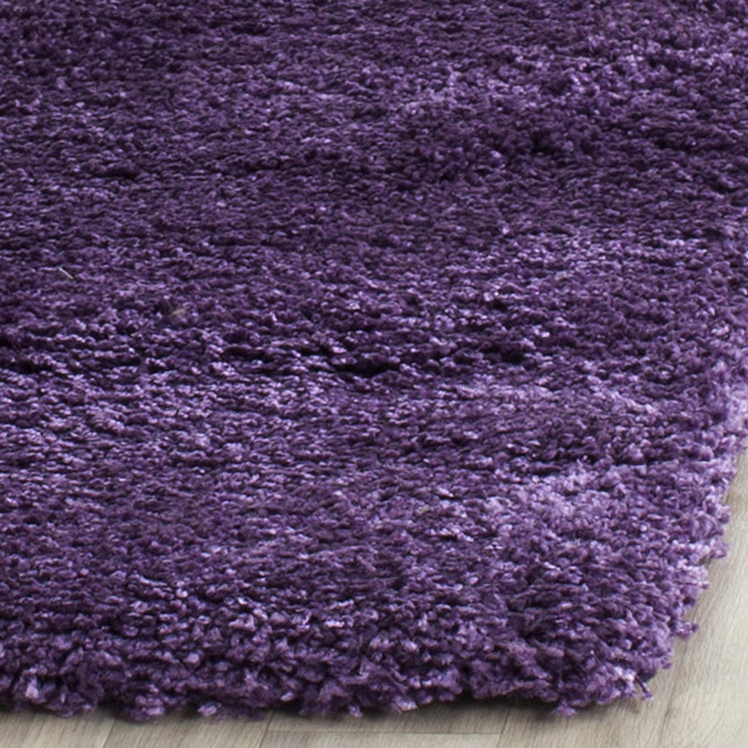 SAFAVIEH Milan Shag Collection Runner Rug - 2' x 12' Purple Solid Design - Diamond Home USA