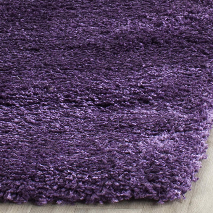 SAFAVIEH Milan Shag Collection Runner Rug - 2' x 12' Purple Solid Design - Diamond Home USA