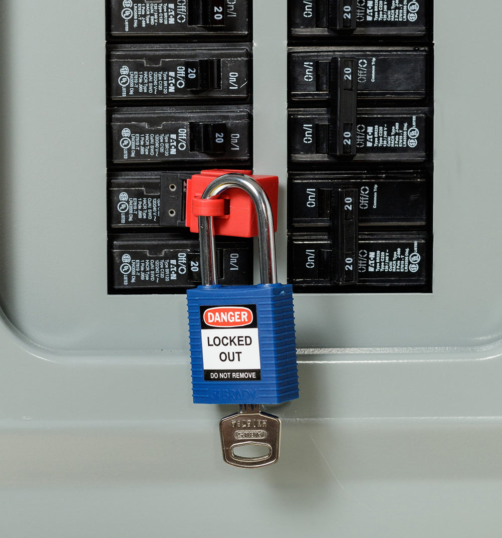 Brady 123146 Compact Lock Personal Kit Blue - Diamond Home USA