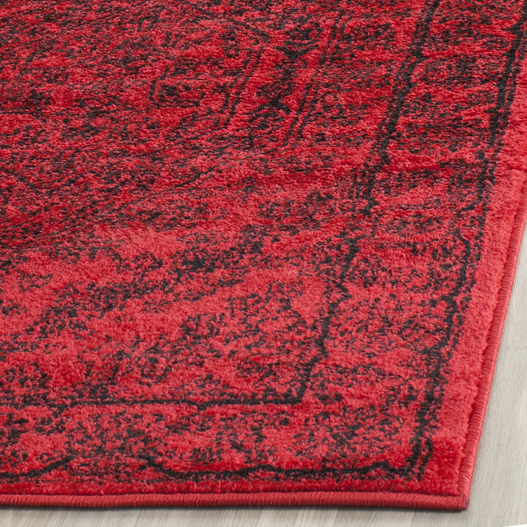 SAFAVIEH Adirondack Collection Runner Rug - 2'6" x 16' Red & Black Oriental - Diamond Home USA