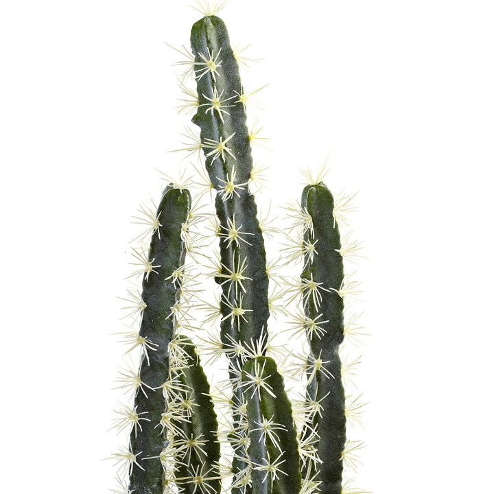 Nearly Natural Decorative Cactus Garden with Cement Planter - Diamond Home USA