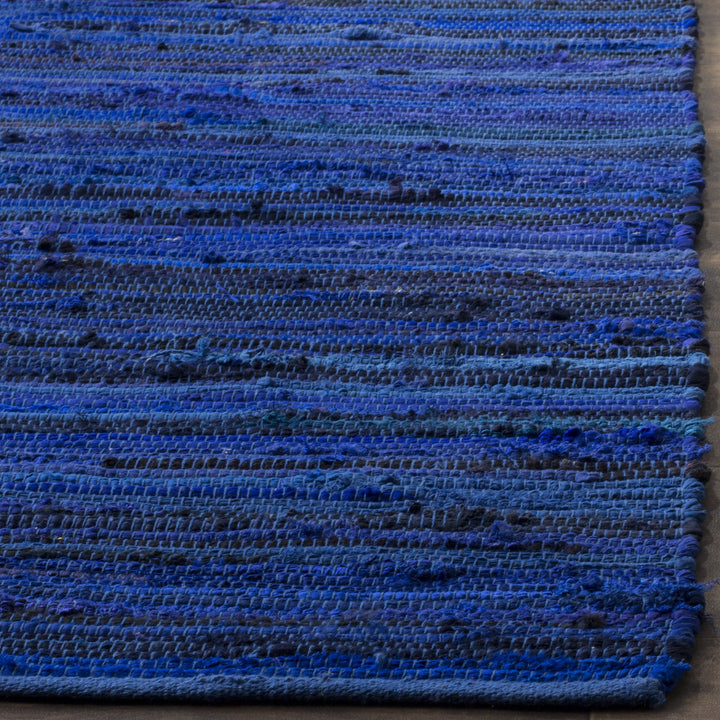 SAFAVIEH Rag Rug Collection Accent Rug - 4' x 6' Blue & Multi Handmade Boho - Diamond Home USA