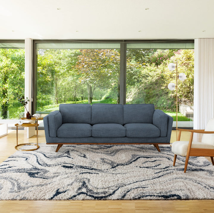 Gertmenian Indoor Modern Plush and Non-Shedding Shaggy Carpet for Foyer Living 5'3" x 7' - Diamond Home USA