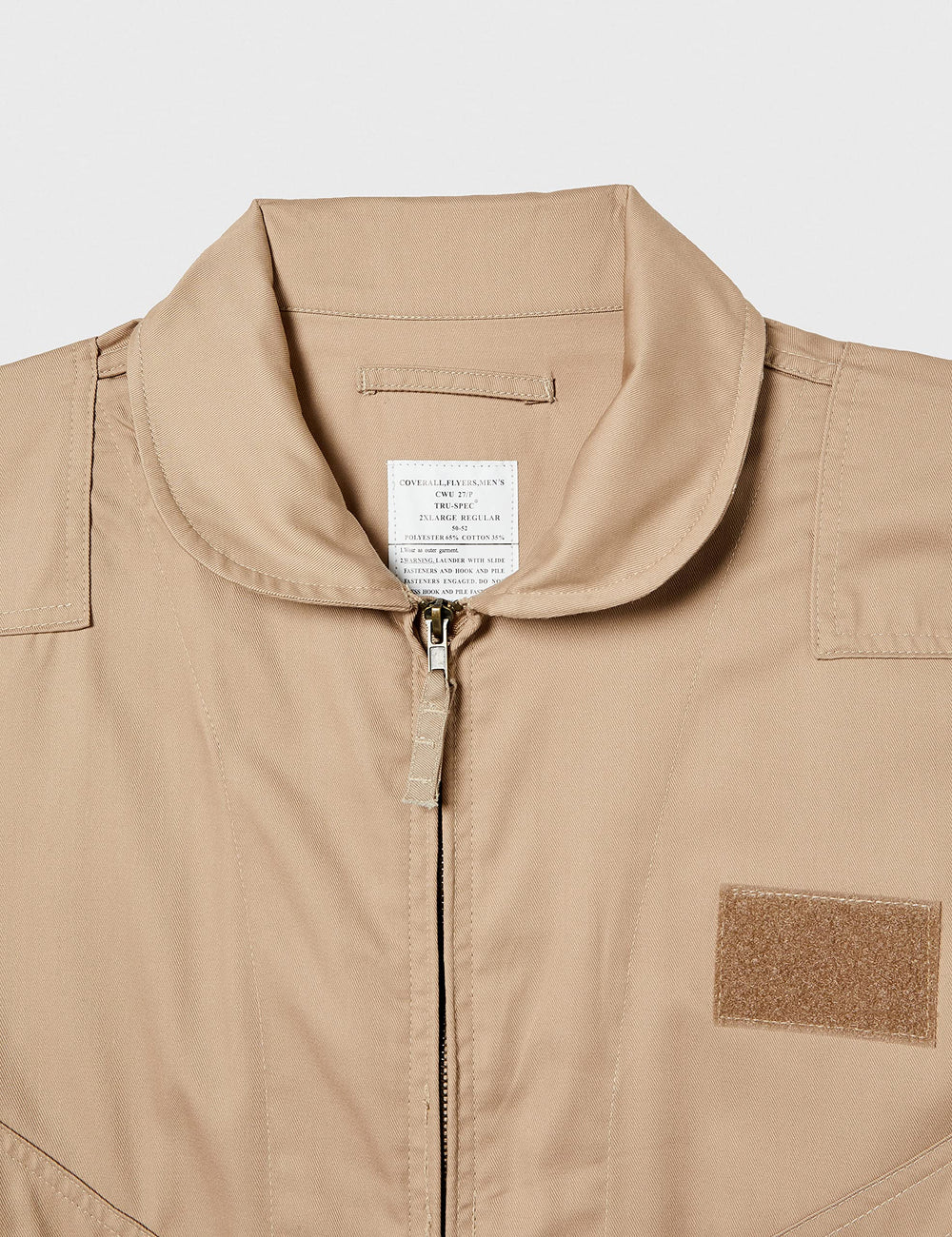 TRU-SPEC Men's 27-P Basic Flight Suit Khaki 3X-Large Regular - Diamond Home USA