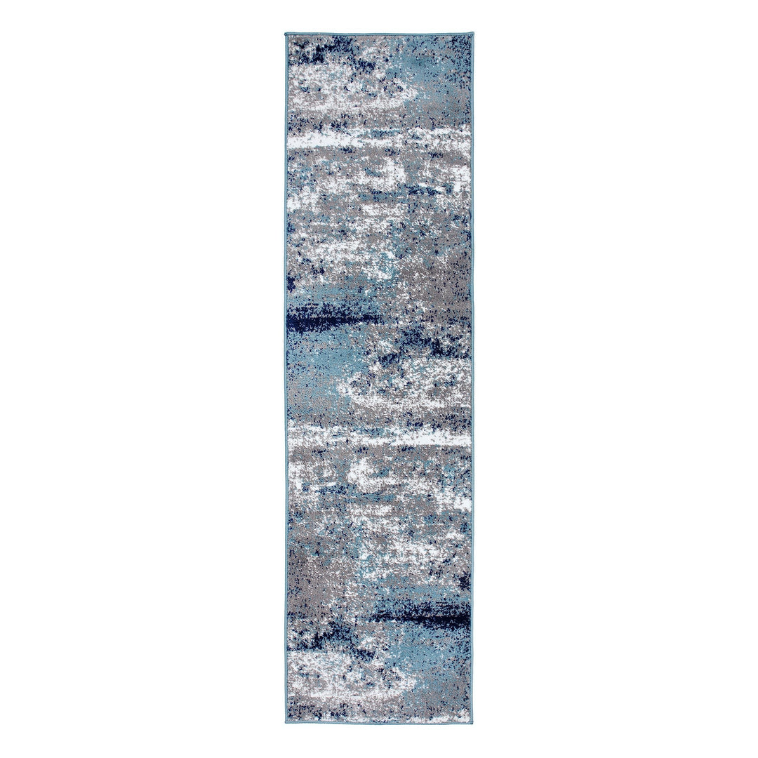 Rugshop Distressed Abstract Watercolor Area Rug