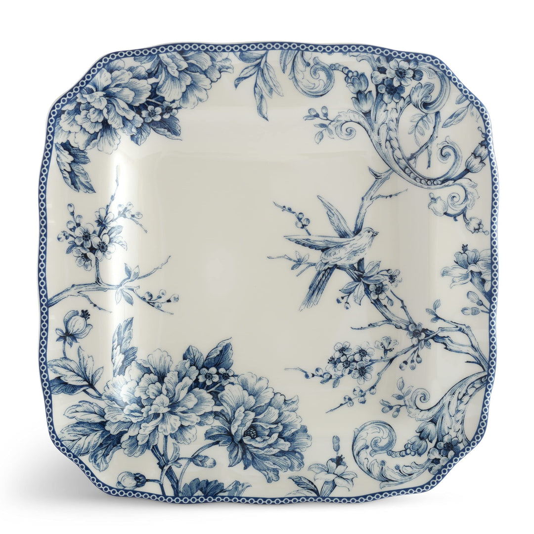 Adelaide 16-Piece Blue and White Dinnerware Set (Service for 4) - Diamond Home USA