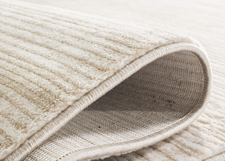 SAFAVIEH Vision Collection Area Rug - Creme Modern Ombre Tonal Chic