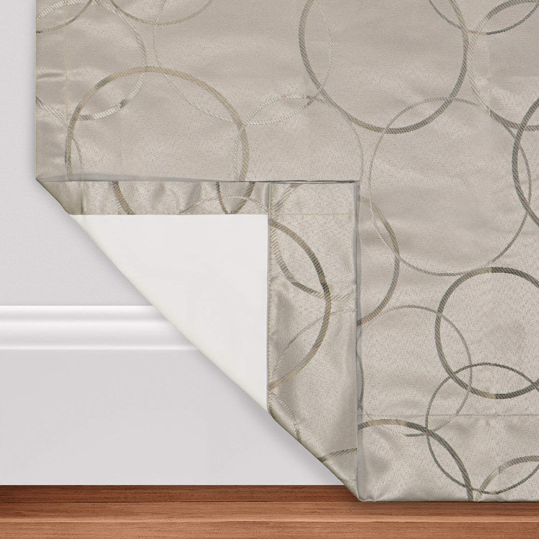 ECIPSE Meridian Modern Blackout Thermal Grommet Window Curtain for Bedroom or 84 Inches - Linen - Diamond Home USA