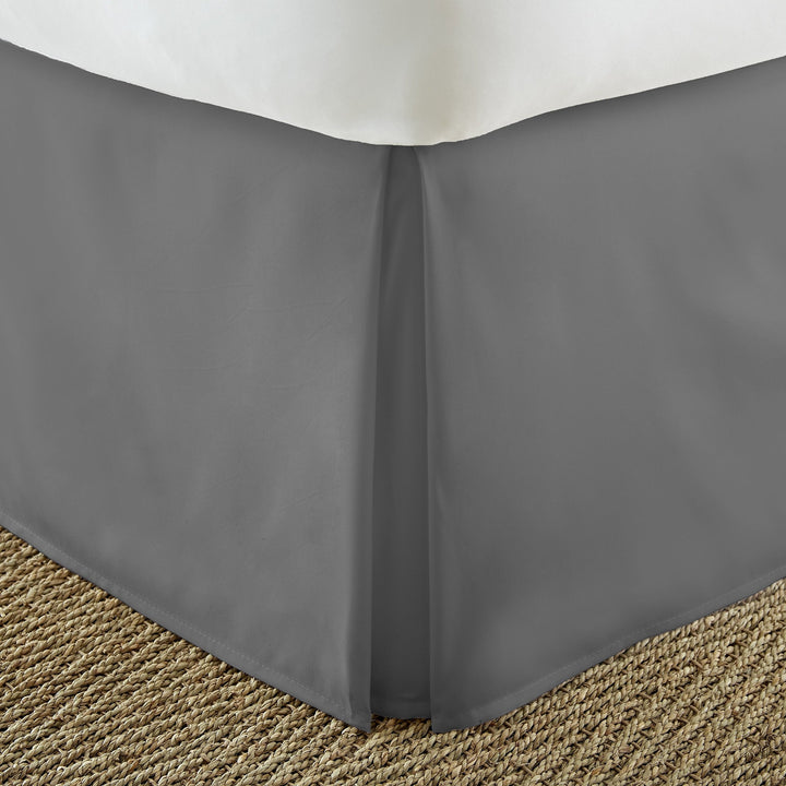 Solid Color Pattern 14-inch Drop Bed Skirt Size Elegant Luxurious