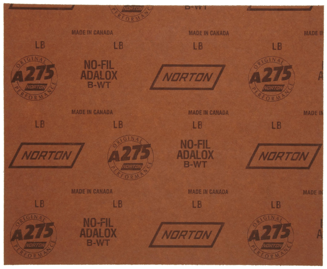 Norton A275 No-Fil Adalox Abrasive Sheet Paper Backing Aluminum Oxide Waterproof - Diamond Home USA
