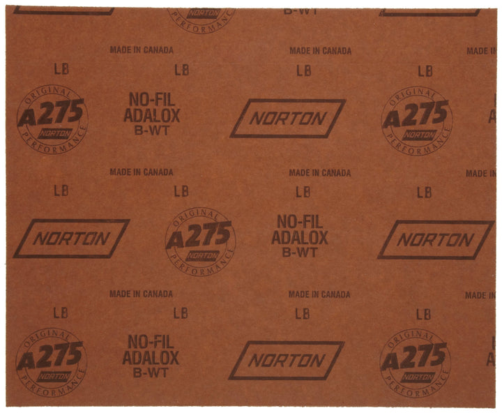 Norton A275 No-Fil Adalox Abrasive Sheet Paper Backing Aluminum Oxide Waterproof - Diamond Home USA