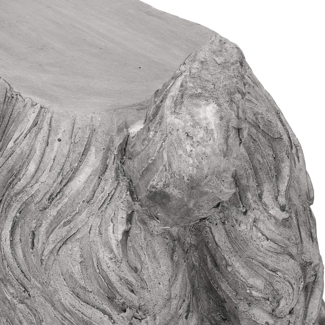 Christopher Knight Home Carlysle Bench Spaniel Dog Gray - Diamond Home USA