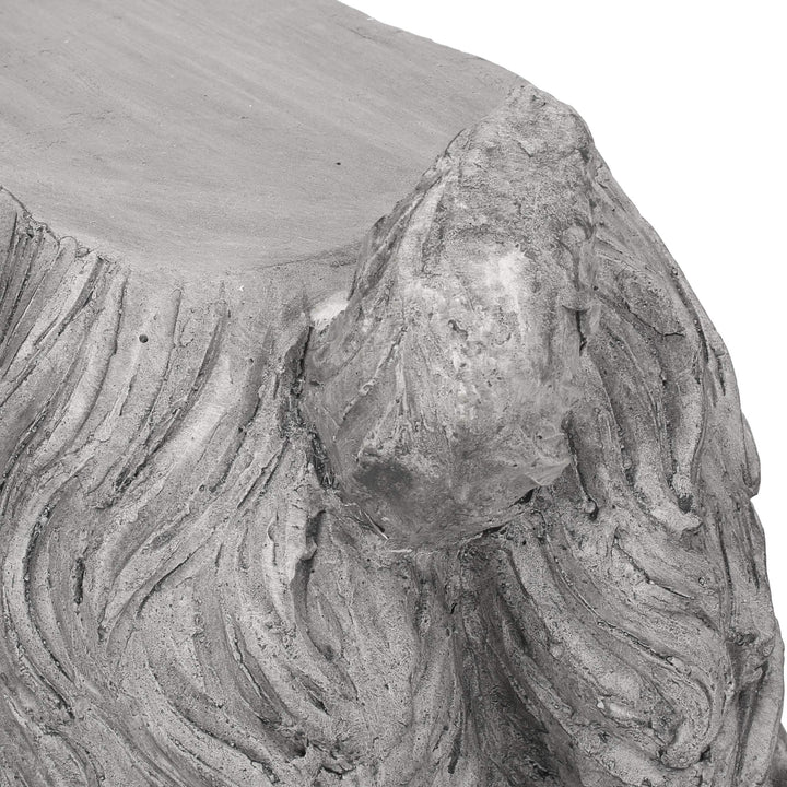 Christopher Knight Home Carlysle Bench Spaniel Dog Gray - Diamond Home USA