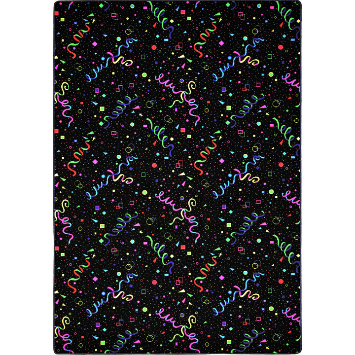 Joy Carpets Fluorescent Celebration 12' x 6' Area Rug - Diamond Home USA