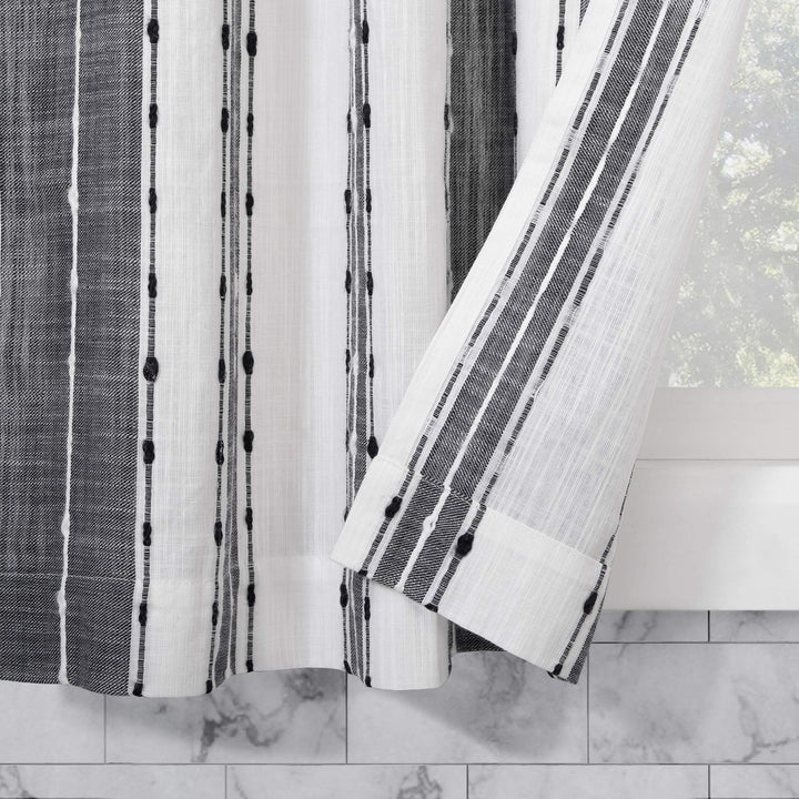 Archaeo Slub Texture Stripe Cotton Curtain Pair